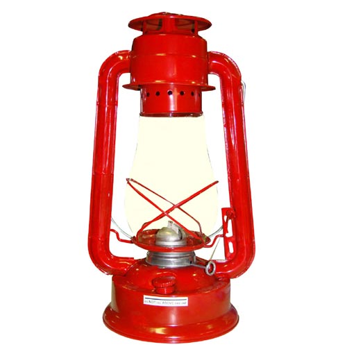 Lampa petrolejová červená 30cm